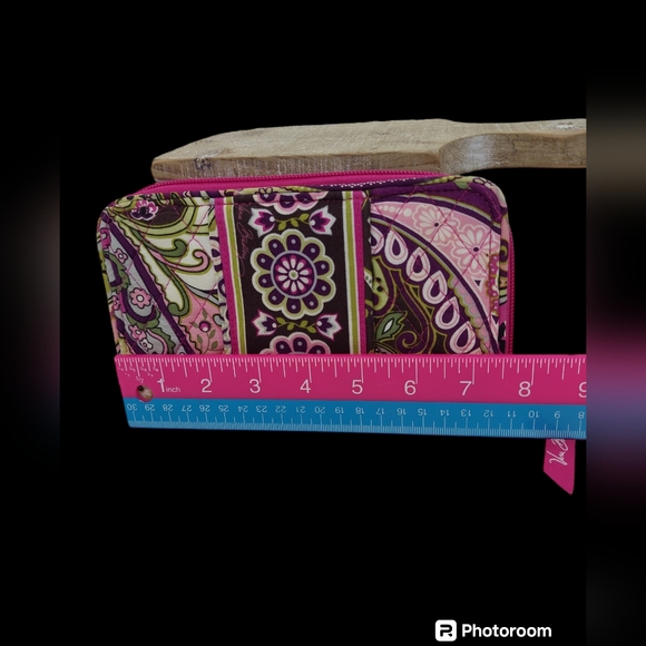 Vera Bradley Quilted Zippered Wallet - Picture 4 of 7